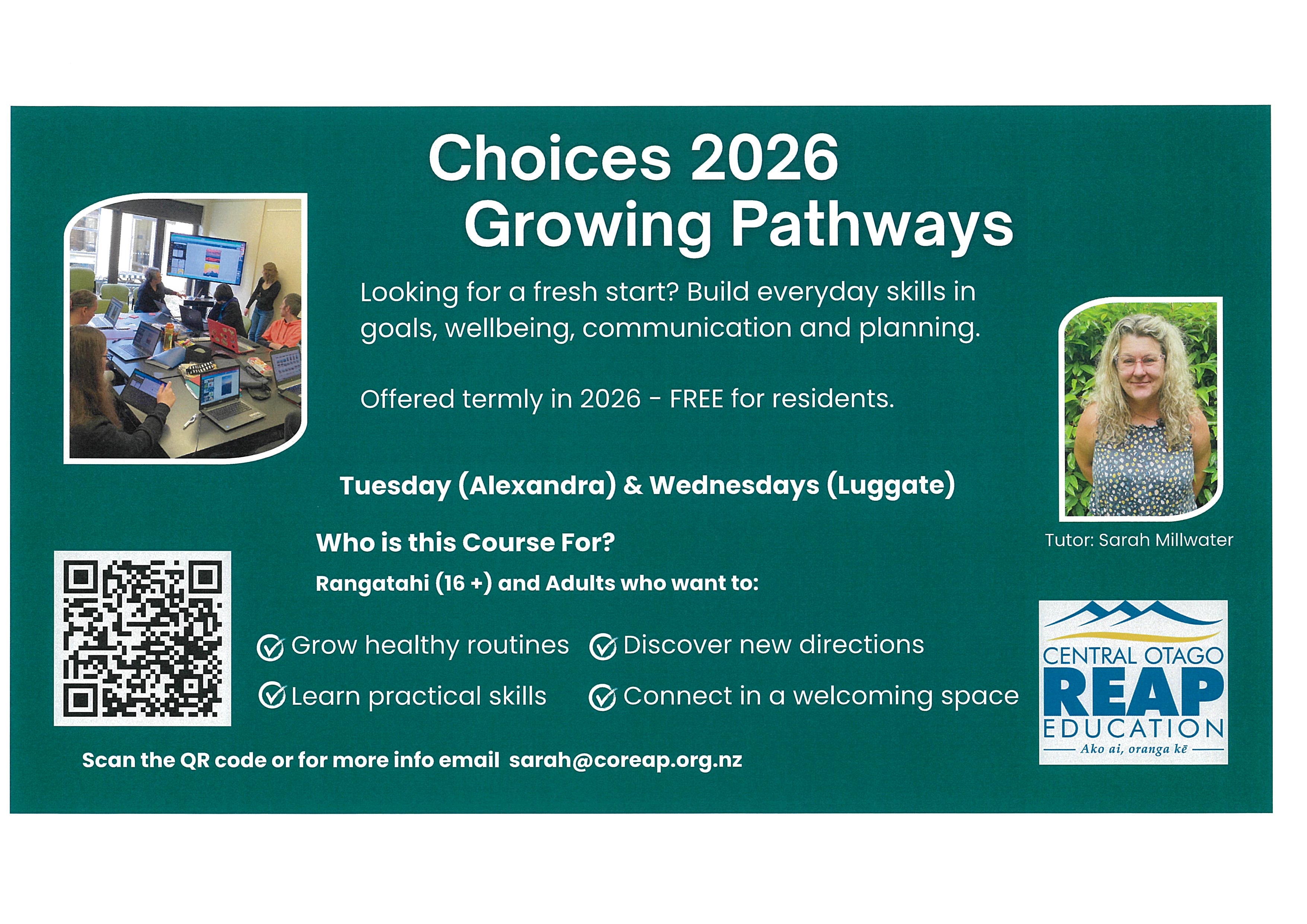 Events banner for Choices 2026 Growing Pathways