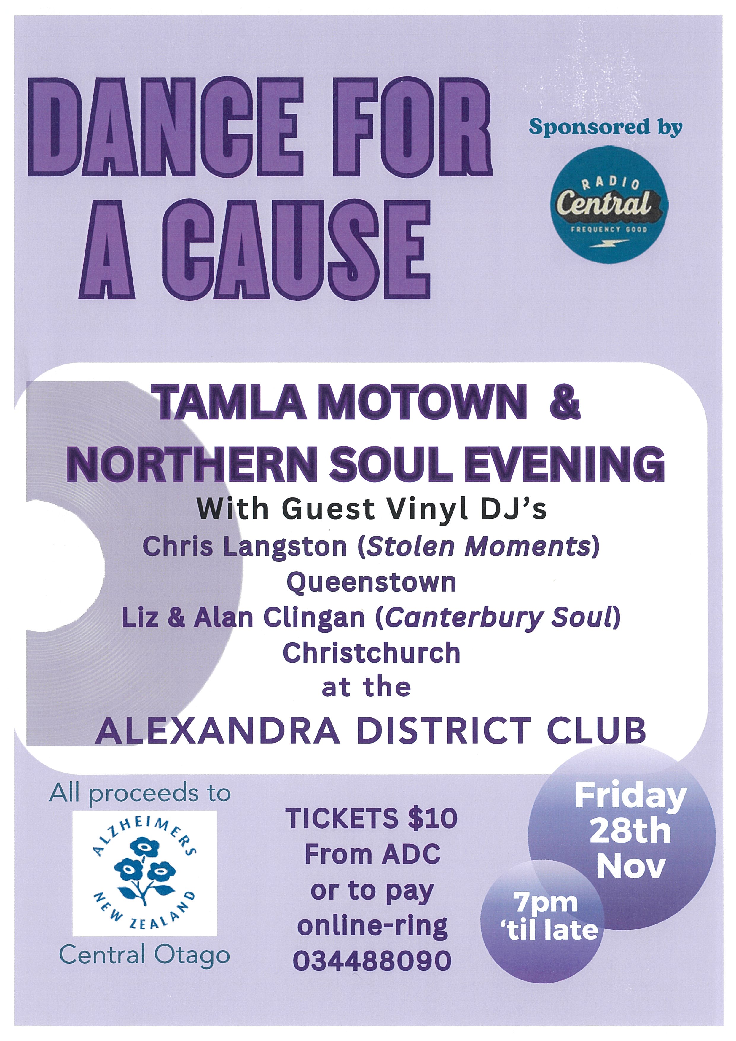 Events banner for Dance For A Cause