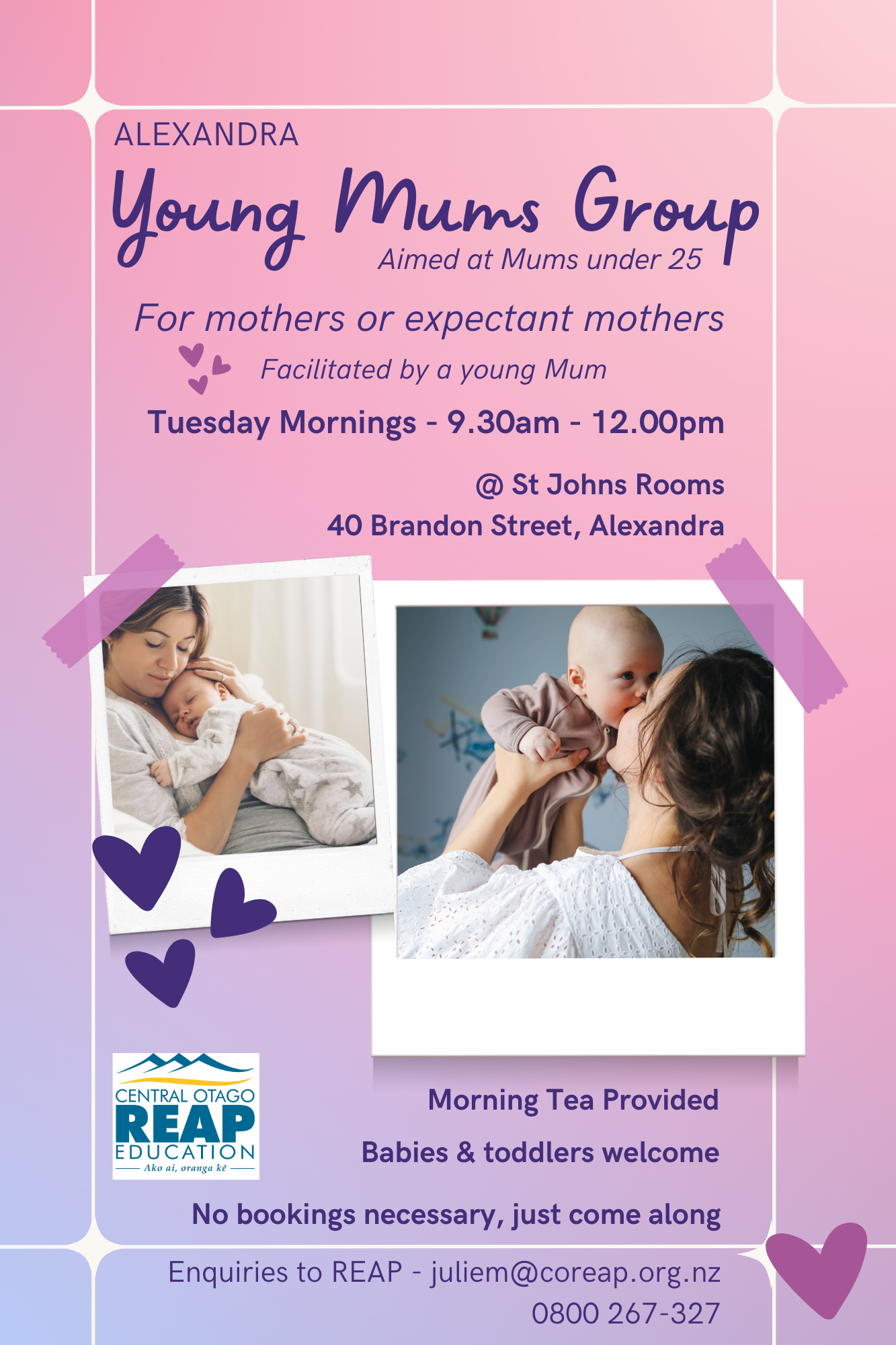 Events banner for Preschool Storytime